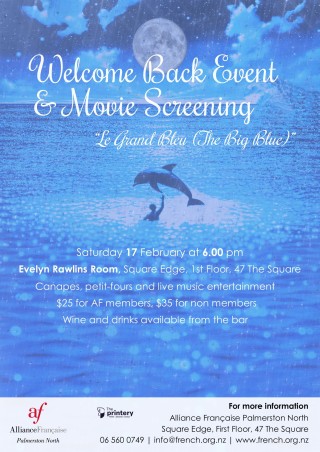 Welcome Back Event & Movie Screening ''Le Grand Bleu (The Big Blue)''
